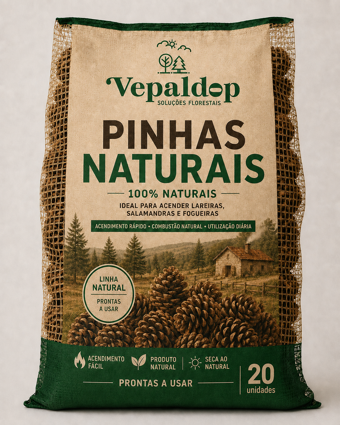 Pinhas naturais