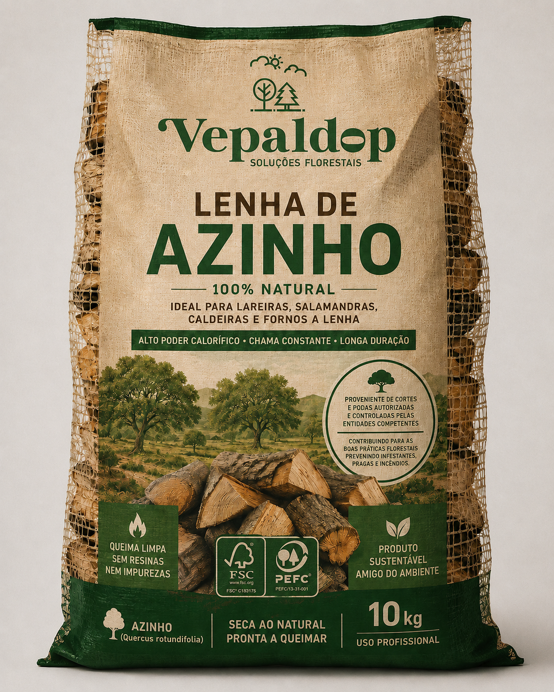 Lenha de azinho